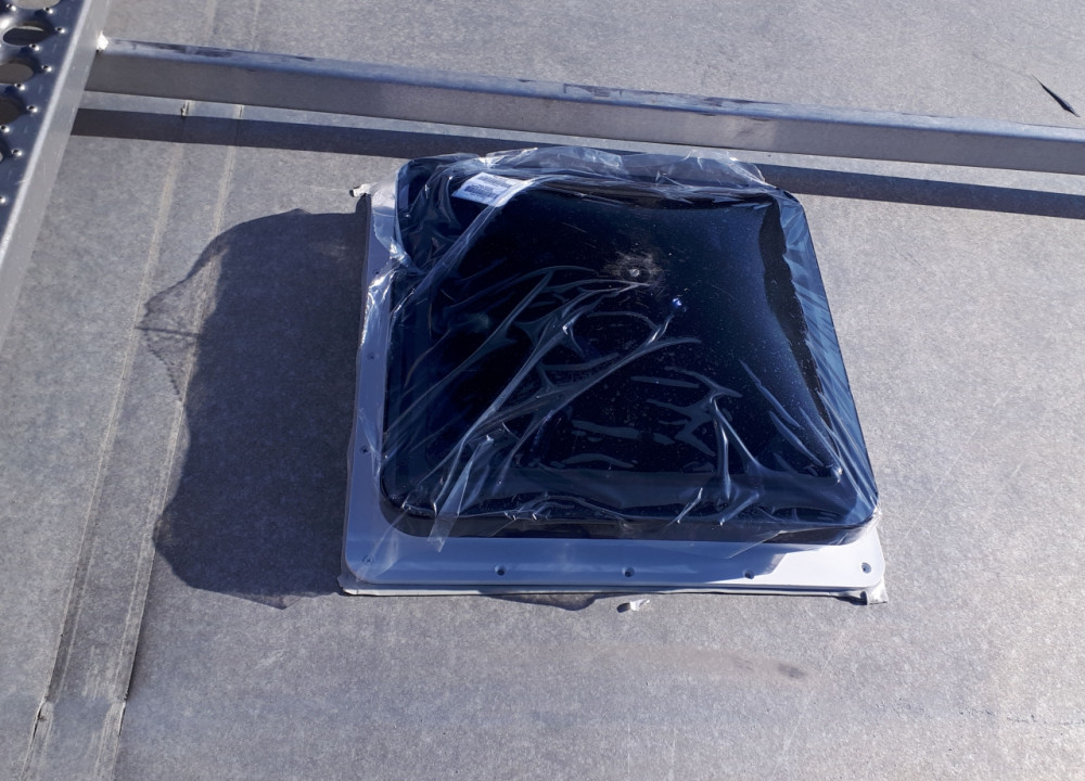 Put in the screws and the vent is installed.
